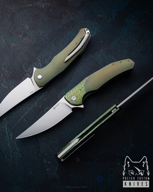 FOLDING KNIFE FOLDER ISHTAR #0806 M390 HERMAN KNIVES