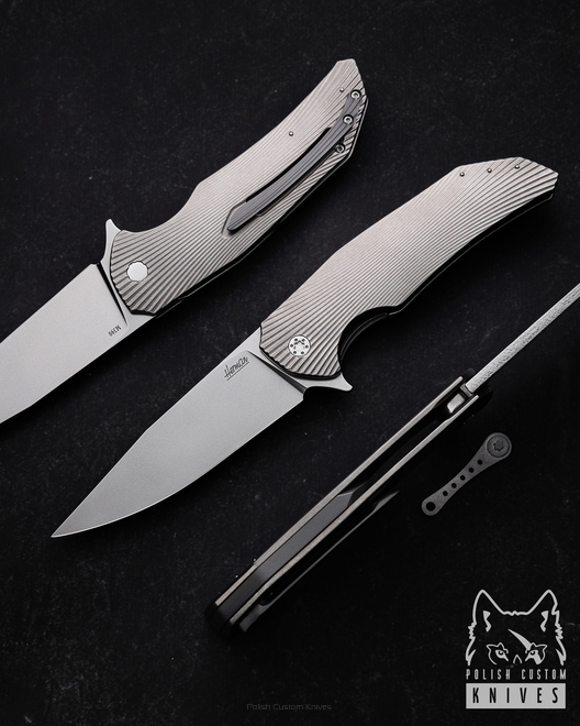 FOLDING KNIFE FOLDER DRAGONFLY 188 M390 HERMAN KNIVES
