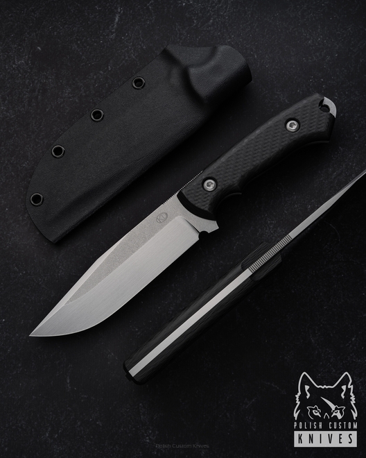 TACTICAL KNIFE CAYMAN 4 M390 CARBON FIBRE KD