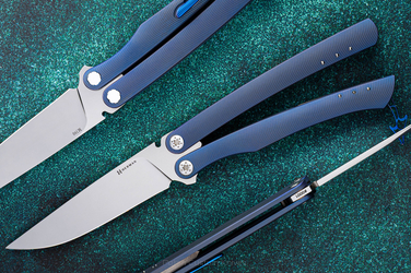 FOLDING KNIFE BAILSONG MORPHO #0001 M390 HERMAN KNIVES