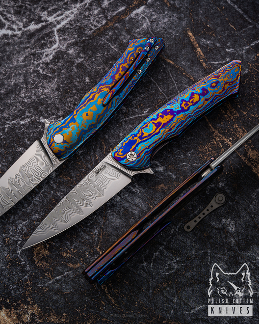 FOLDING KNIFE FOLDER SLIM 4 GRIMAKO TIMASCUS HERMAN