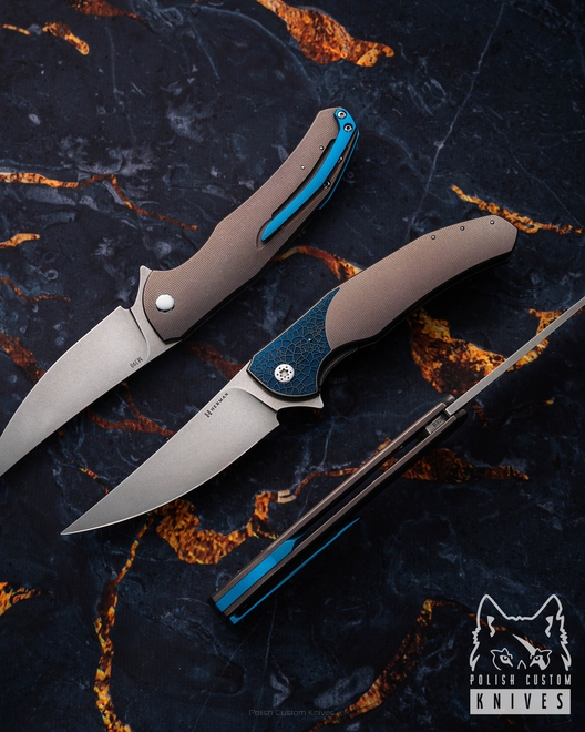 FOLDING KNIFE FOLDER ISHTAR #0818 M390 HERMAN KNIVES