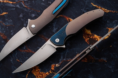 FOLDING KNIFE FOLDER ISHTAR #0818 M390 HERMAN KNIVES