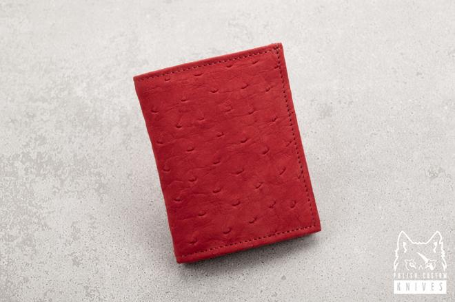 EXCLUSIVE LEATHER SMALL WALLET v2 8 RED MICHO