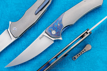 FOLDING KNIFE ISHTAR 7 BALBACH DAMASCUS