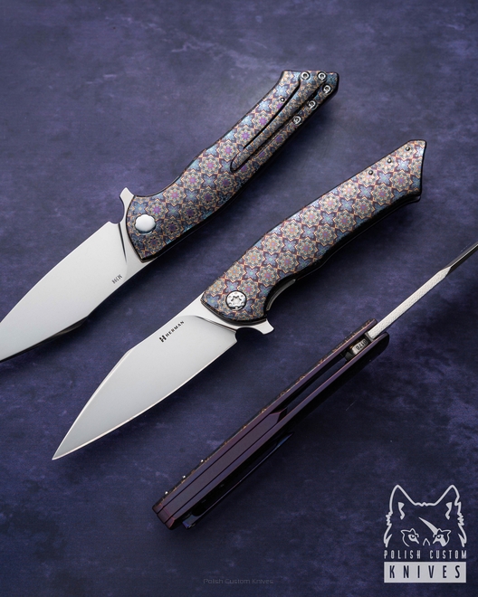 FOLDING KNIFE FOLDER BEE #0178 M398 HERMAN KNIVES