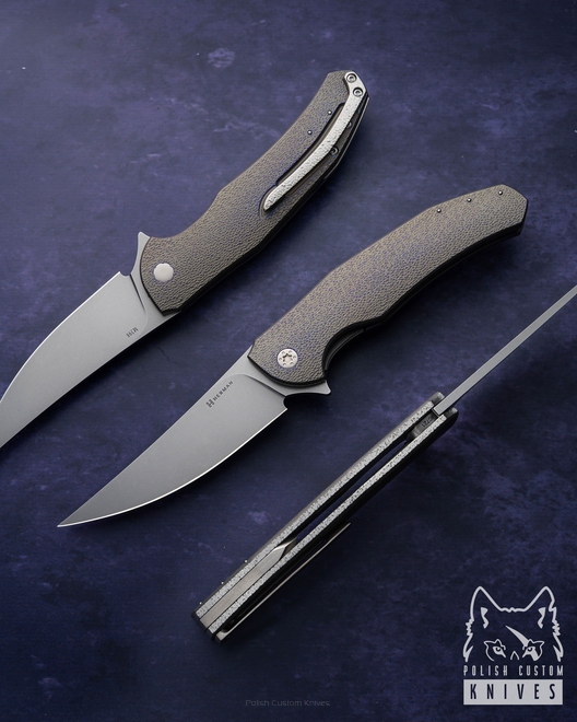 FOLDING KNIFE FOLDER ISHTAR #0721 M398 HERMAN KNIVES