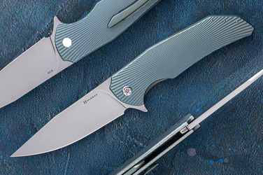 FOLDING KNIFE FOLDER DRAGONFLY #0434 M390 HERMAN KNIVES