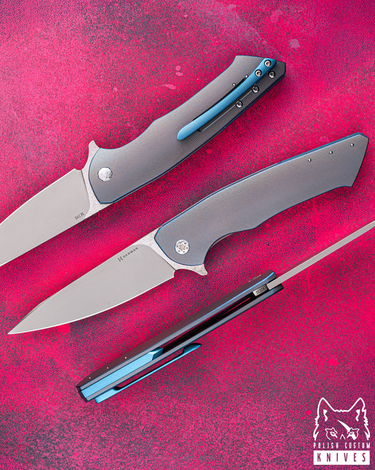 FOLDING KNIFE FOLDER SLIM #0630 M390 HERMAN KNIVES