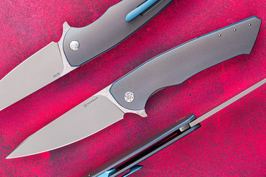 FOLDING KNIFE FOLDER SLIM #0630 M390 HERMAN KNIVES