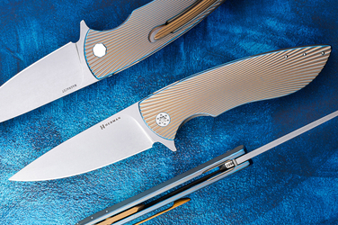 FOLDING KNIFE FOLDER STING #0885 MAGNACUT HERMAN KNIVES