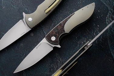 FOLDING KNIFE FOLDER STING #0893 MAGNACUT HERMAN KNIVES