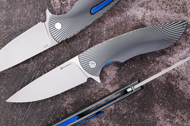 FOLDING KNIFE FOLDER BIG STING #0006 M398 HERMAN KNIVES