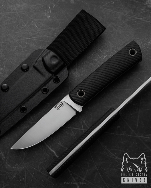 HUNTING EDC KNIFE  EC95 2 NC11LV D2 G10 KYDEX ZA-PAS KNIVES