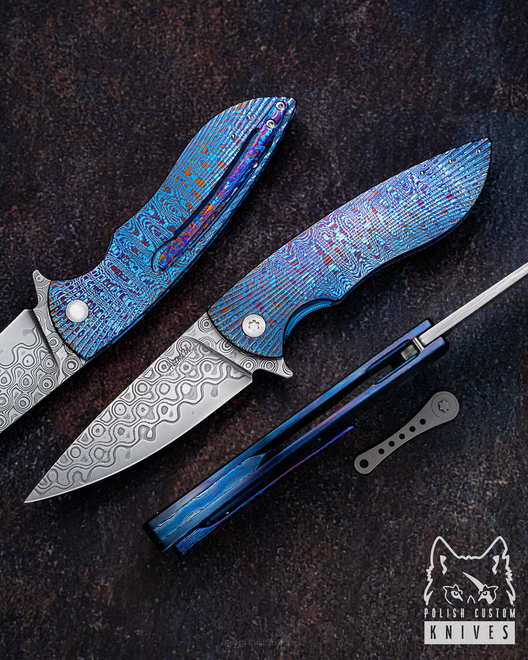 FOLDING KNIFE STING 4 DAMACORE TIMASCUS HERMAN