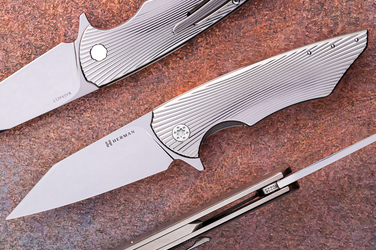 FOLDING KNIFE FOLDER VESPERTILIO #0225 MAGNACUT HERMAN KNIVES
