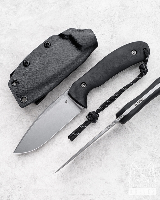 SURVIVAL KNIFE FLINT 5 K720 O2 G10 AK