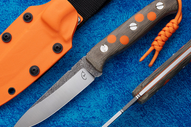 SURVIVAL TACTICAL KNIFE HUNTER 1 ORANGE PODCZAS KNIVES
