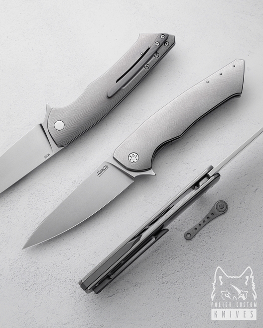 FOLDING KNIFE FOLDER SLIM 227 M390 HERMAN KNIVES