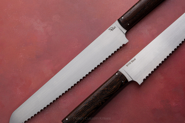 KITCHEN SERRATED BREAD KNIFE 240 6 K110 WENGE PABIS