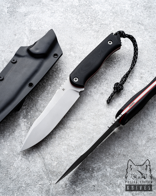 KNIFE HARVBUSH BLACK AK