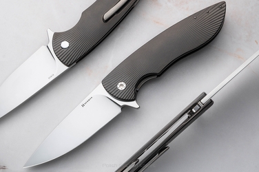 FOLDING KNIFE FOLDER BIG STING #0075 ELMAX OERLIKON DLC HERMAN KNIVES