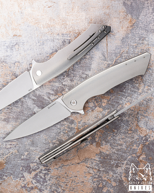 FOLDING KNIFE FOLDER SLIM #0623 M390 HERMAN KNIVES