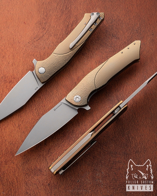 FOLDING KNIFE FOLDER BEE #0163 M398 HERMAN KNIVES