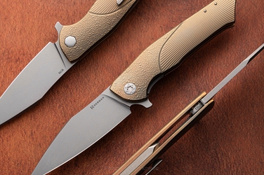 FOLDING KNIFE FOLDER BEE #0163 M398 HERMAN KNIVES