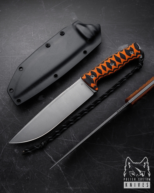 SURVIVAL KNIFE KRYPTON 170 10 G10 TOXIC SLEIPNER AK KNIVES