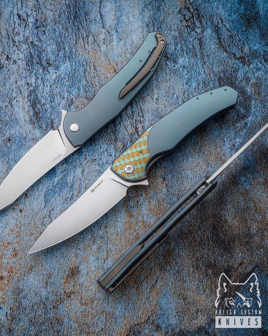 FOLDING KNIFE FOLDER ISHTAR #0758 MAGNACUT HERMAN KNIVES