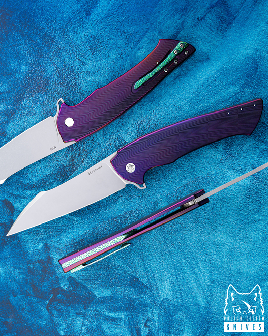 FOLDING KNIFE FOLDER OVIUM GENERATION 2 #0114 M398 HERMAN KNIVES