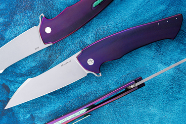 FOLDING KNIFE FOLDER OVIUM GENERATION 2 #0114 M398 HERMAN KNIVES