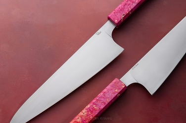 KITCHEN KNIFE GYUTO 210 20 K110 MAPLE PINK PABIS KNIVES