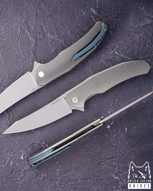FOLDING KNIFE FOLDER ISHTAR #0636 M398 HERMAN KNIVES