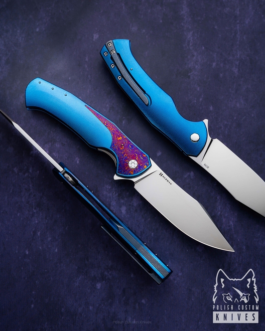 FOLDING KNIFE FOLDER MANTIS #0279 M398 LEFTY HERMAN KNIVES