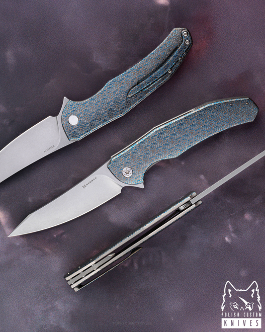 FOLDING KNIFE FOLDER ISHTAR #0731 MAGNACUT TESSERACT HERMAN KNIVES