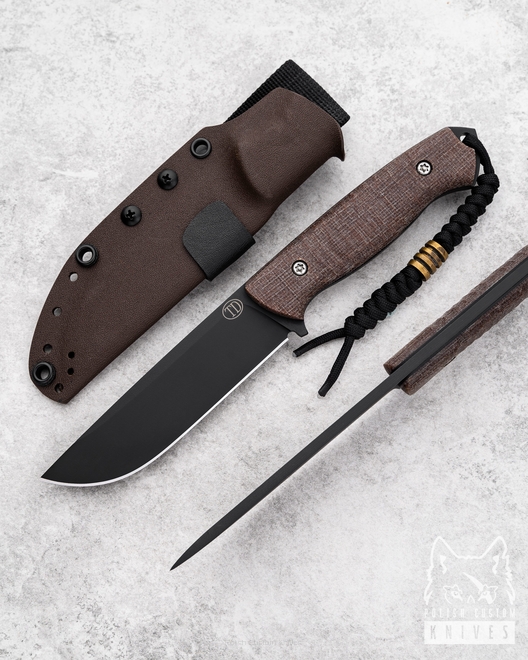 SURVIVAL KNIFE RATEL II MICARTA BROWN NZ3 5 TD