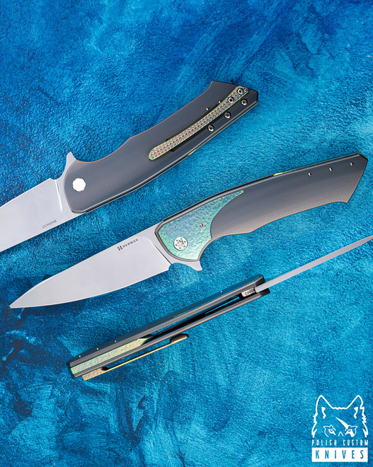 FOLDING KNIFE FOLDER SLIM #0663 MAGNACUT HERMAN KNIVES
