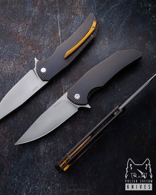 FOLDING KNIFE FOLDER DRAGONFLY #0448 MAGNACUT HERMAN KNIVES
