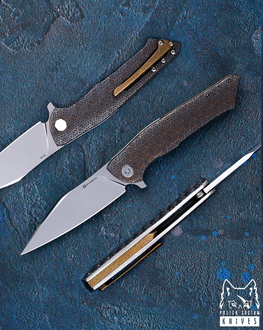 FOLDING KNIFE FOLDER BEE 95 M398 TESSERACT HERMAN KNIVES