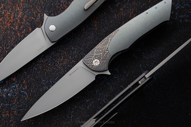 FOLDING KNIFE FOLDER SLIM #0528 MAGNACUT HERMAN KNIVES