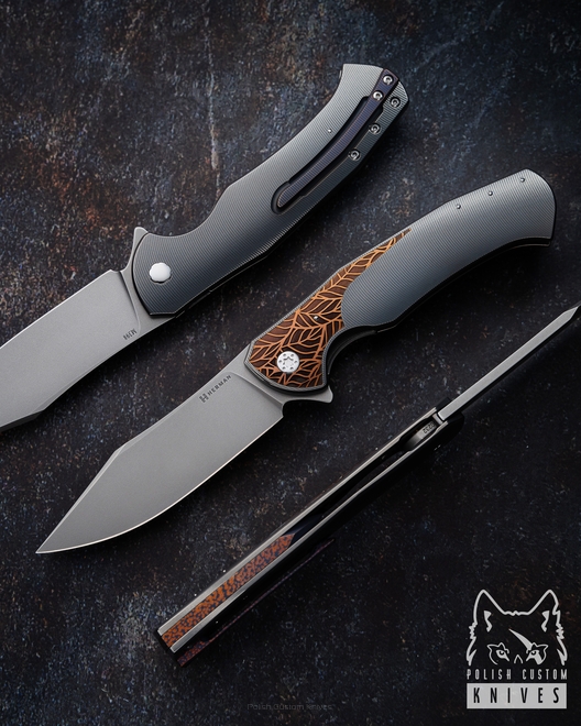 FOLDING KNIFE FOLDER MANTIS 232 M398 HERMAN KNIVES