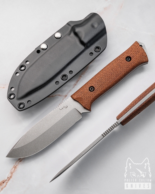 HUNTING KNIFE OPERATOR MICARTA N690 LKW
