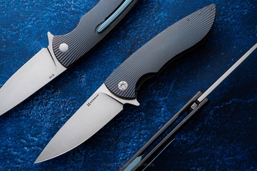 FOLDING KNIFE FOLDER STING #0878 M390 HERMAN KNIVES