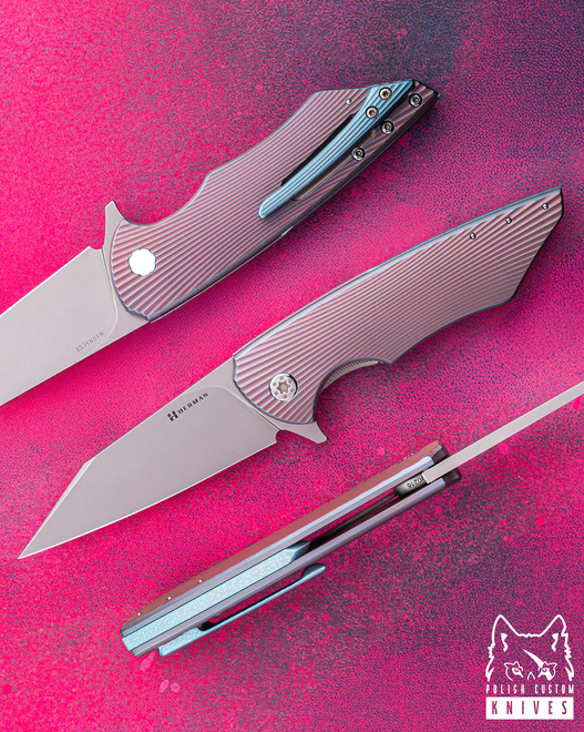 FOLDING KNIFE FOLDER VESPERTILIO #0216 MAGNACUT HERMAN KNIVES
