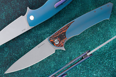 FOLDING KNIFE FOLDER SLIM #0494 RWL34 HERMAN KNIVES