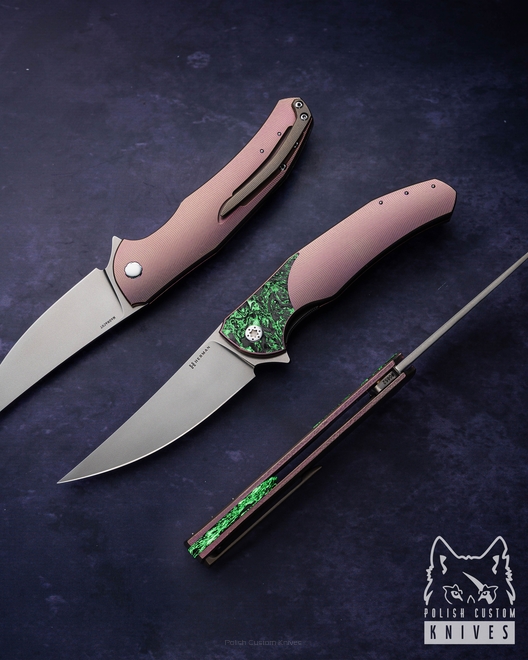 FOLDING KNIFE FOLDER ISHTAR #0852 MAGNACUT HERMAN KNIVES