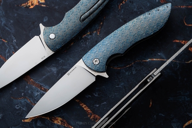 FOLDING KNIFE FOLDER BIG STING #0023 M398 TESSERACT HERMAN KNIVES