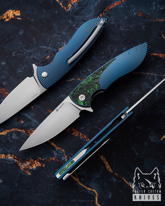 FOLDING KNIFE FOLDER STING #0862 MAGNACUT HERMAN KNIVES